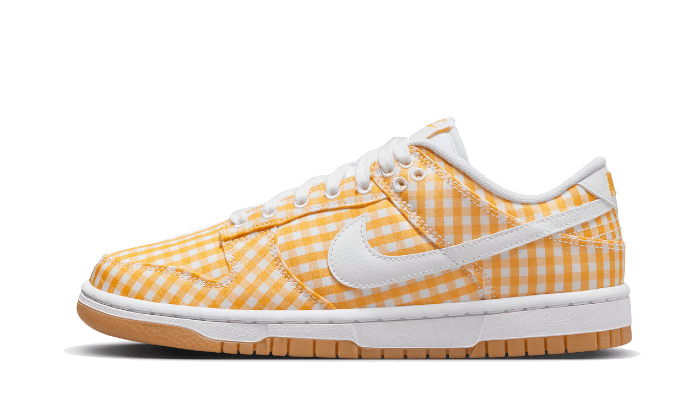 Nike Dunk Low Gelbes Gingham