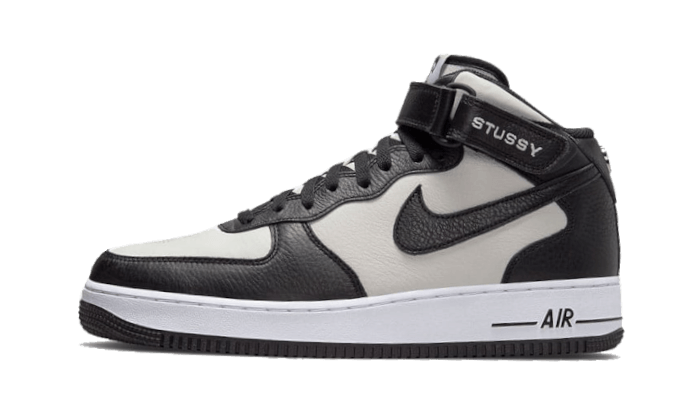 Nike Air Force 1 Mid Stussy Grau Schwarz