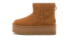 UGG Classic Mini Plateaustiefel Kastanie